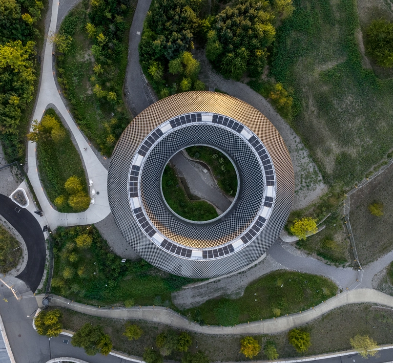 Bird's eye view, Novartis Pavillon