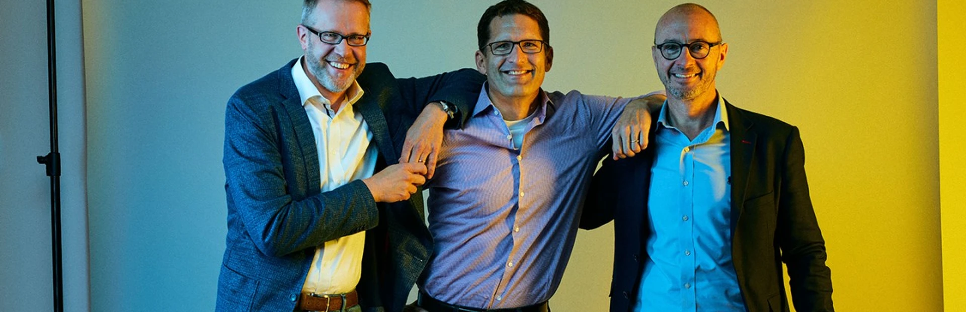 Achim Plueckebaum, Peter Speyer and Pascal Bouquet of data42