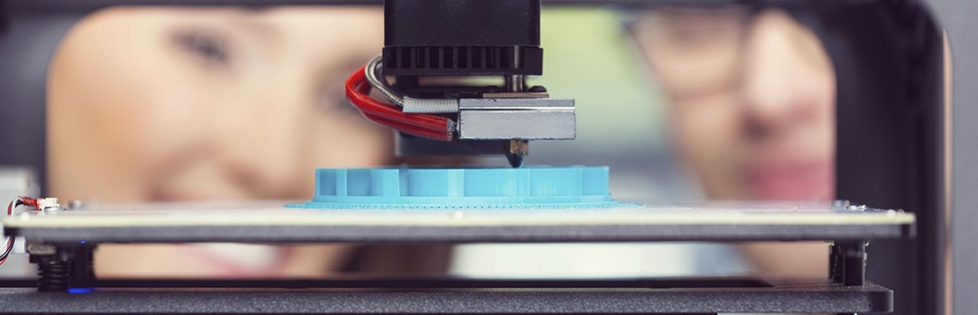 3-D printer in action