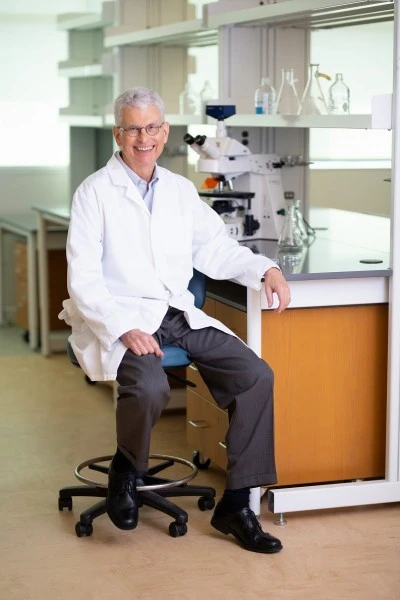 Rodger McEver at the Oklahoma Medical Research Foundation