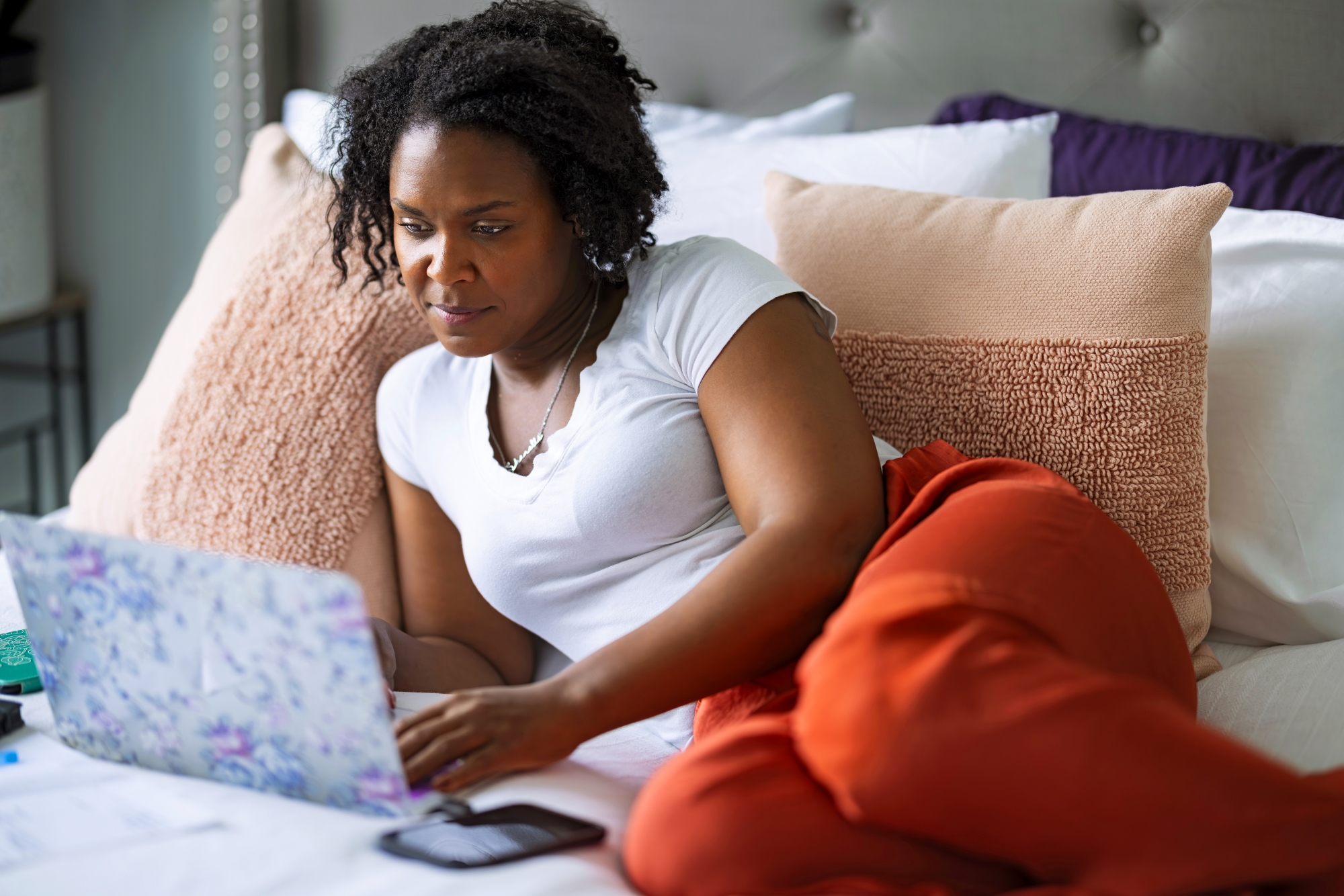 Shanelle Gabriel at her home in New Jersey.