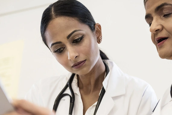 close up woman doctor