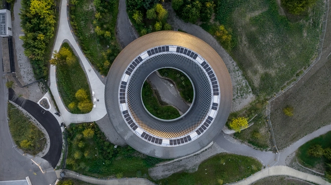 Bird's eye view, Novartis Pavillon