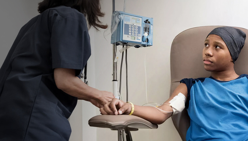 Doctor Giving Patient a Drip