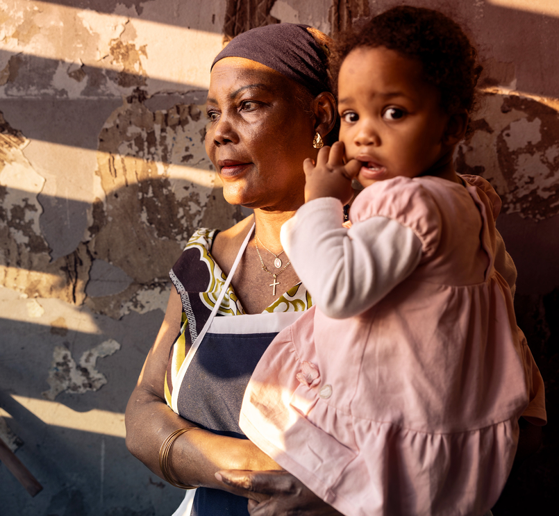 mother with child
