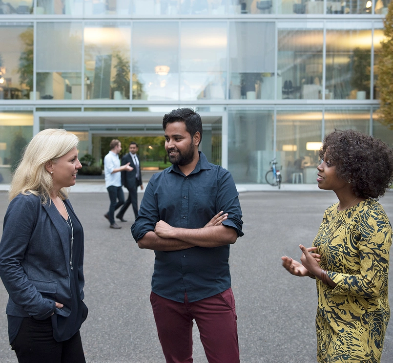 Walking outside Fabrikstrasse