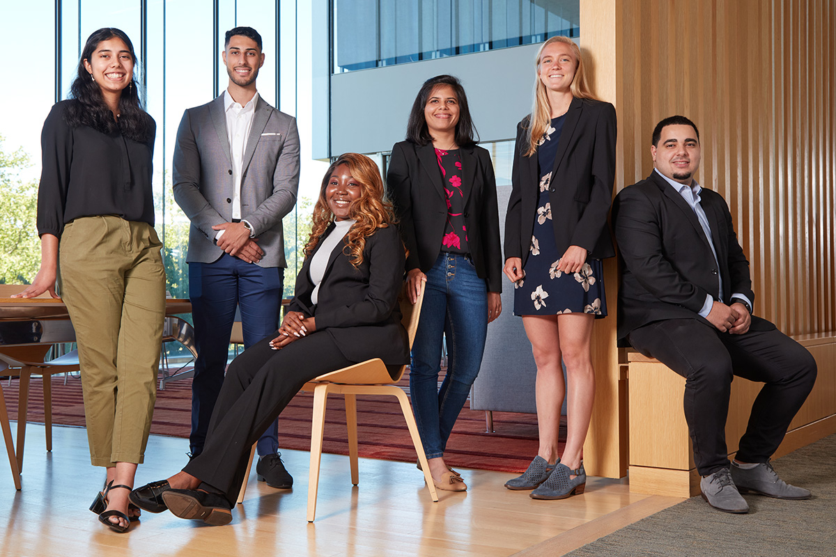 Novartis associates posing for a picture