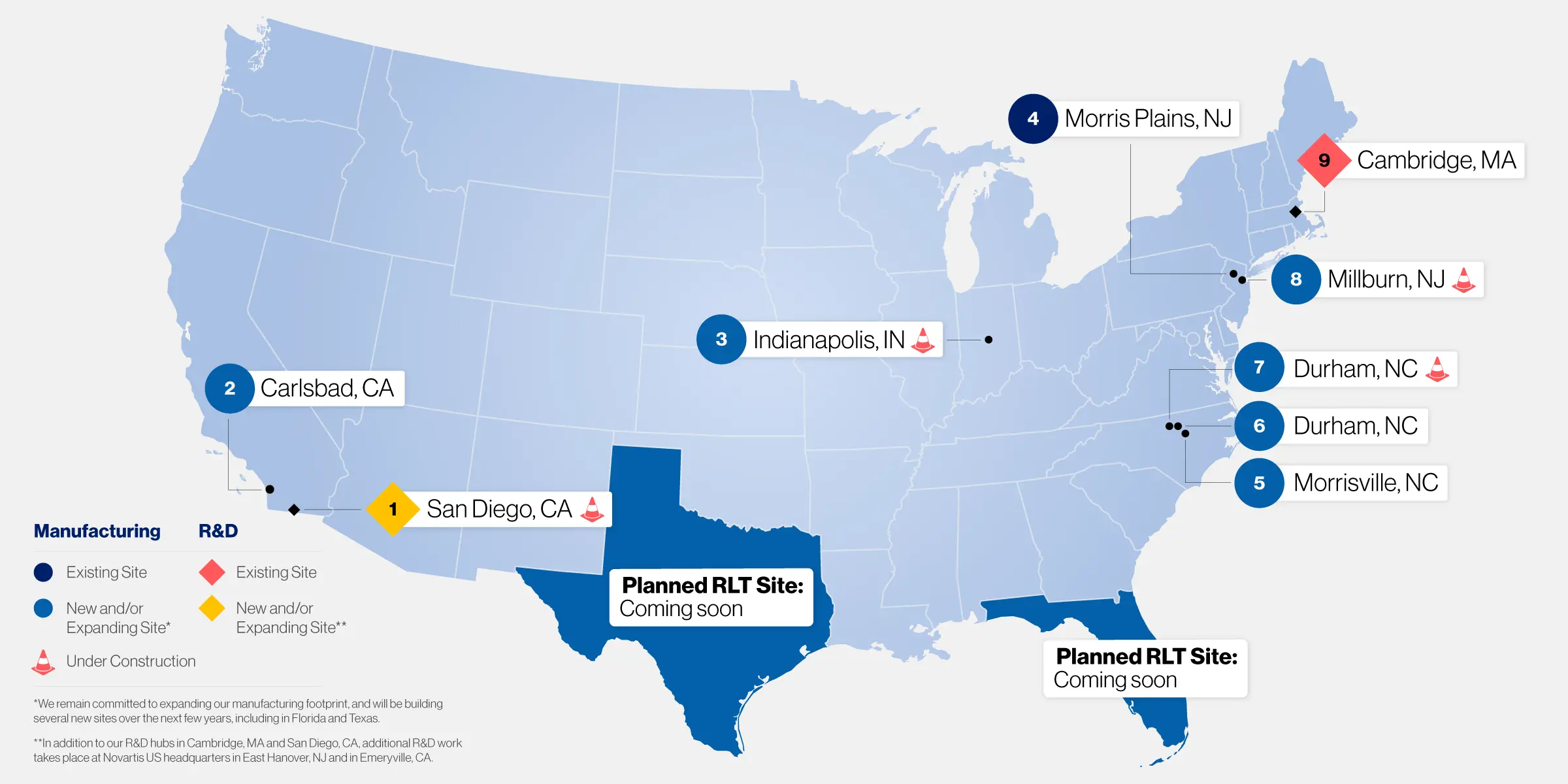 map-of-the-novartis-manufacturing-plants-and-r&d-sites-across-US