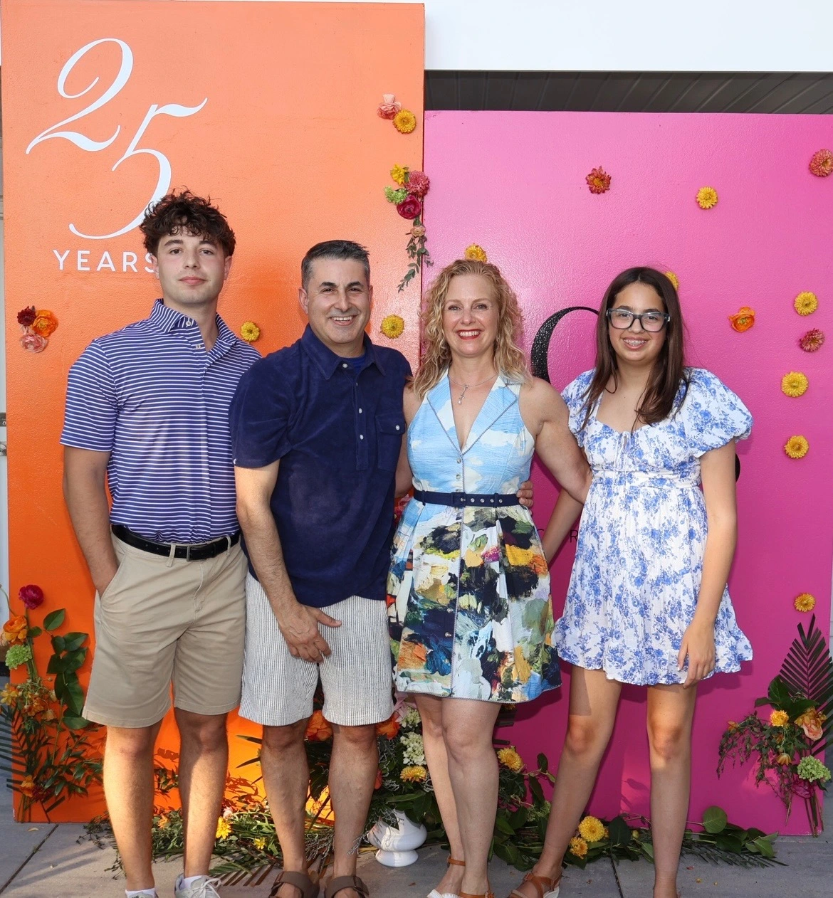 Christy Siegel, SVP and Therapeutic Area Head, Immunology, Novartis US, and her family – including her children, who live with chronic conditions
