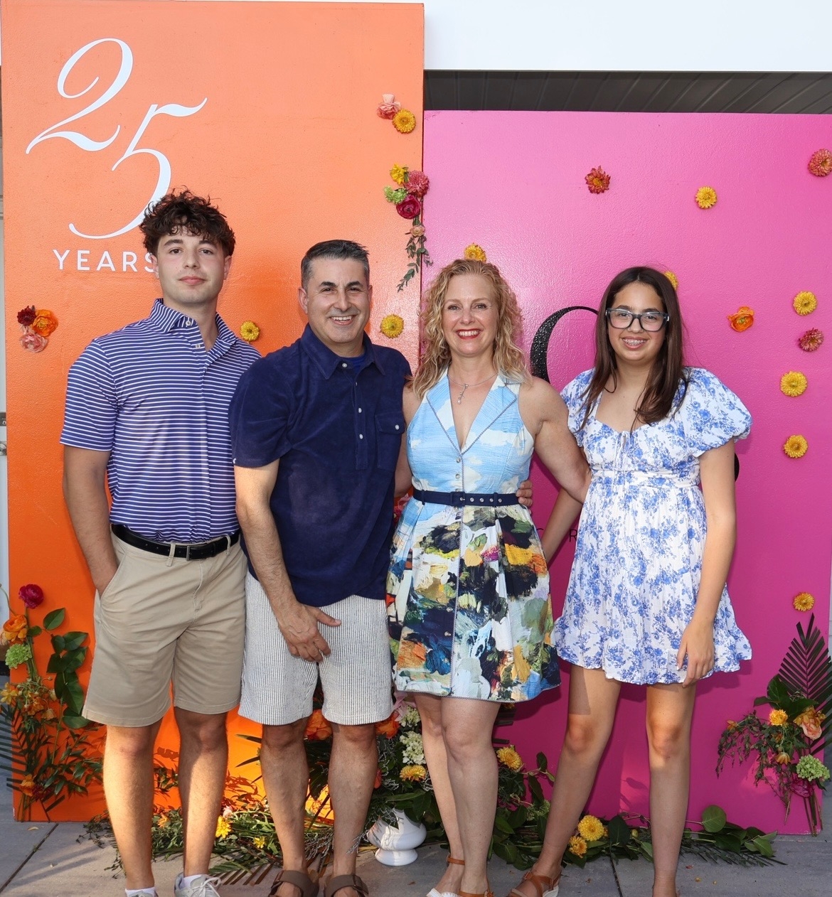 Christy Siegel, SVP and Therapeutic Area Head, Immunology, Novartis US, and her family – including her children, who live with chronic conditions