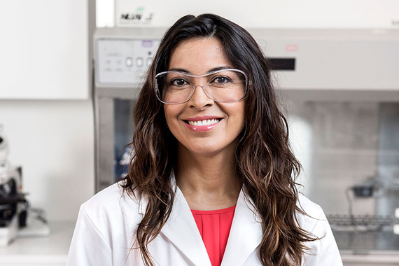 Woman scientist in a lab